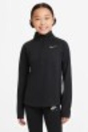 Nike Black Dri-FIT Half Zip Long Sleeve Running Top - Image 1 of 1