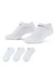 Nike White Everyday Cushioned Training Ankle Socks 6 Pack - Image 1 of 1