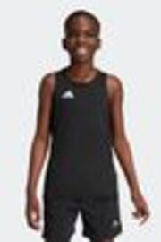 adidas Black Team Tank Top Kids - Image 1 of 1