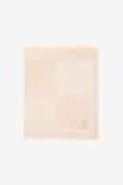The Little Tailor Pink 100% Cotton Plush Knitted Blanket - Image 1 of 1