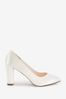Buy Rainbow Club Cream Wedding Keily Satin Block Heel Bridal Shoes from Next South Africa