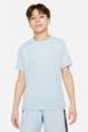 Nike Light Pale Blue Dri-FIT Miler T-Shirt - Image 1 of 1