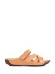 Pavers Tan Ladies Touch Fasten Mules - Image 1 of 1