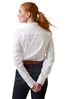 geometric jacquard polo shirt Striped Bianco