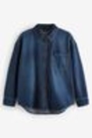 Mid Blue Relaxed Denim Shirt - Image 1 of 1
