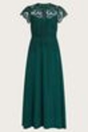 Monsoon Green Monica Lace Midi Dress - Image 1 of 1