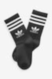 أسود - حزمة جوارب بطول يصل إلى منتصف الساق من adidas من 6 قطع - صورة 1 من 1