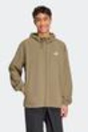 adidas Green Full-Zip Jacket - Image 1 of 1