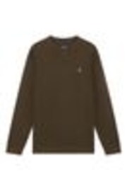 Verde oliva - Sudadera con cuello redondo de Lyle & Scott - Imagen 1 de 1