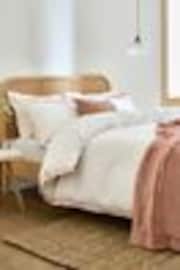 Conjunto de funda de edredón y funda de almohada de tejido con alto contenido en algodón - Imagen 1 de 1
