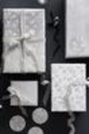 Silver Berries Luxury Set of 3, 3m Christmas Wrapping Paper - Image 1 of 1