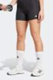adidas Black Techfit 7/8 Shorts - Image 1 of 1