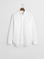 GANT White Regular Fit Poplin 100% Cotton Shirt - Image 1 of 1