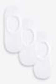 White Invisible Trainer Socks 3 Pack - Image 1 of 1