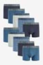 Blue 10 pack A-Front Boxers - Image 1 of 1