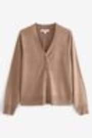 Camel Soft Touch Button Up Knitted Cardigan - Image 1 of 1