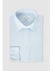 Reiss Soft Blue Voyager Regular Fit Travel Shirt - Image 1 of 1