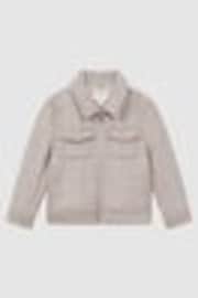 Reiss Peridoe Truckerjacke aus Wolle - Bild 1 von 1
