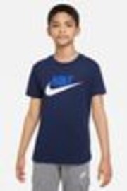 Nike Navy Futura Icon T-Shirt - Image 1 of 1