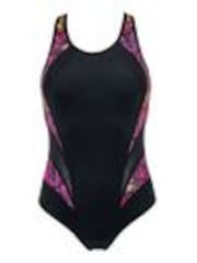 Pour Moi Black & Pink Energy Chlorine Swimsuit - Image 1 of 1