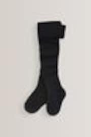 Black Cotton Rich School Tights - Image 1 of 1
