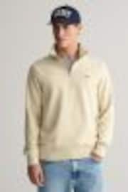 GANT Natural Shield Half Zip Sweatshirt - Image 1 of 1