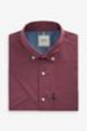 Rose Damas - Ajustement régulier - Chemise Oxford à manches courtes Easy Iron Button Down - Image 1 of 1