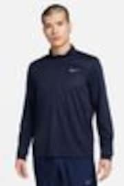 Nike Navy Dri-FIT Pacer Quarter Zip Running Top - Image 1 of 1