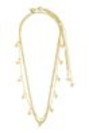 PILGRIM Gold RIKO Necklaces 2-in-1 Set with Flower Pendants - Image 1 of 1
