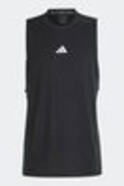 adidas Black Designed For Training Workout Tank Top - Image 1 of 1