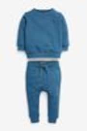 Blue Mid Jersey Sweatshirt And Joggers Set (3mths-7yrs) - Image 1 of 1