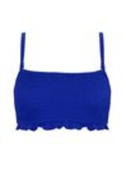 Pour Moi Aqua Blue Strapless Free Spirit Bikini Top - Image 1 of 1