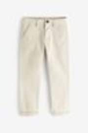 Neutre écru - Pantalon chino extensible (3-17ans) - Image 1 de 1