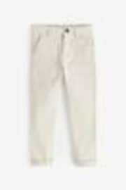 Ecru Neutral Skinny Fit Stretch Chino Trousers (3-17yrs) - Image 1 of 1