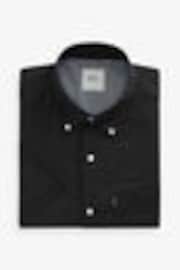 Noir - Ajustement régulier - Chemise Oxford à manches courtes Easy Iron Button Down - Image 1 de 1
