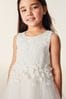 MSGM Kids logo print DRESS Dress