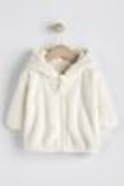 Ecru Baby Cosy Fleece Jacket (0mths-2yrs) - Image 1 of 1