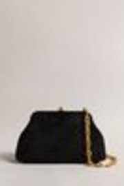 Ted Baker Miiraa Large Frame Black Clutch Bag - Image 1 of 1