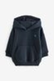 Navy Blue Long Sleeve Soft Touch Hoodie (3mths-7yrs) - Image 1 of 1