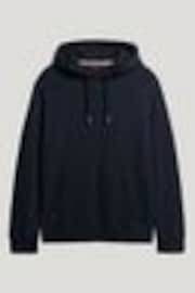 Superdry Navy Blue Essential Slim Fit Logo Hoodie - Image 1 of 1