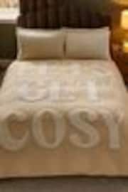 Silentnight Cream Let's Get Cosy Duvet Cover Set - Image 1 of 1