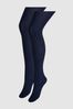 Buy Navy 100 Denier Ultimate Comfort Tights Two Pack from the Next UK ...