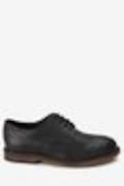 Schwarz - Budapester-Schuhe aus Leder mit Schnürung - Bild 1 von 1