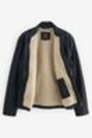 Black Cotton Rich Borg Lined Shacket - Image 1 of 1