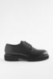 Black EDIT Leather Cleated Derby Shoes - Image 1 of 1