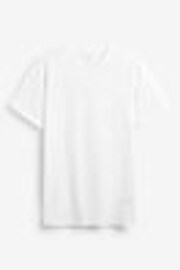 Weiß - Schmale Passform - Essential T-Shirt mit V-Ausschnitt - Bild 1 von 1
