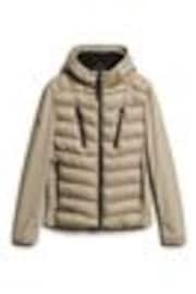 Superdry Timber Wolf Brown Hooded Storm Softshell Jacket - Image 1 of 1