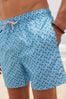 logo-patch knit track pants Blau