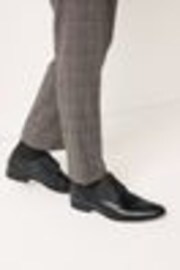 Black Wide Fit Derby Lace-Up Shoes - Image 1 of 1