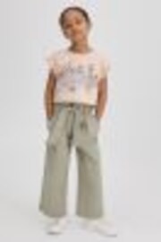 Reiss Khaki Bax 9-13 yrs Textured Cargo Trousers - Image 1 of 1
